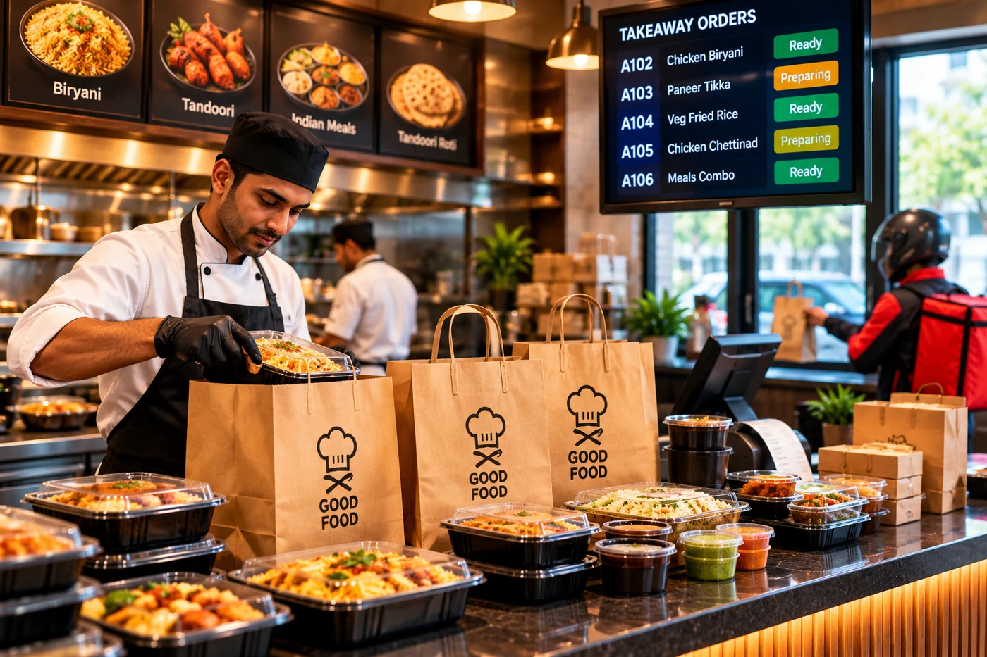 Restaurant takeaway