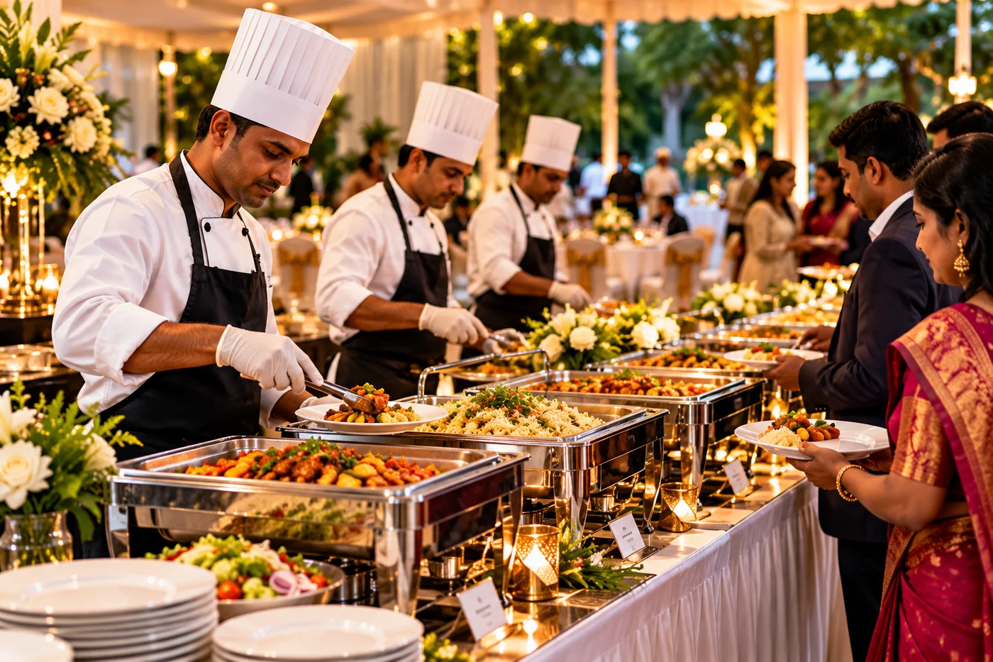 Service catering